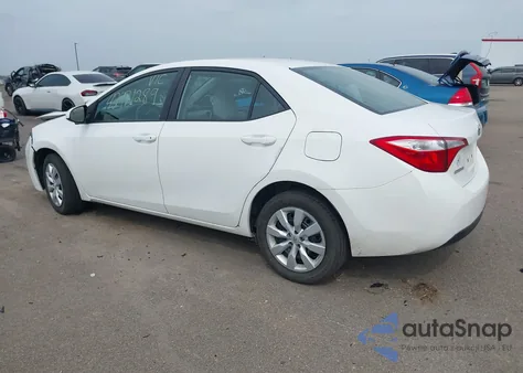 2016 Toyota Corolla Le z USA, uszkodzony, nr VIN 2T1BURHE7GC690962